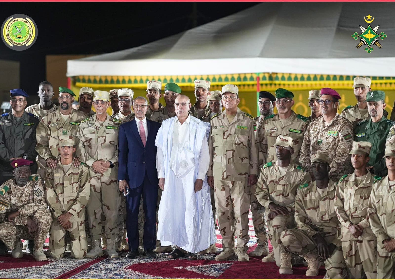 الإفطار الرمضاني لغزواني مع الضباط والجنود