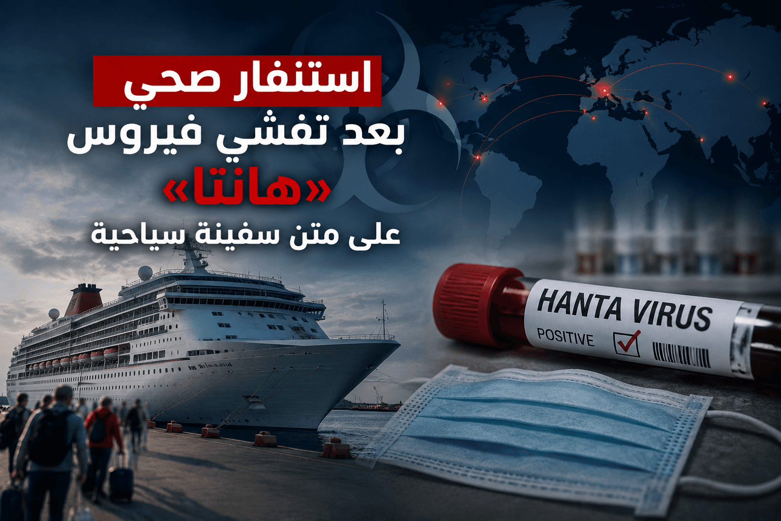 استنفار صحي بعد تفشي فيروس “هانتا” على متن سفينة سياحية